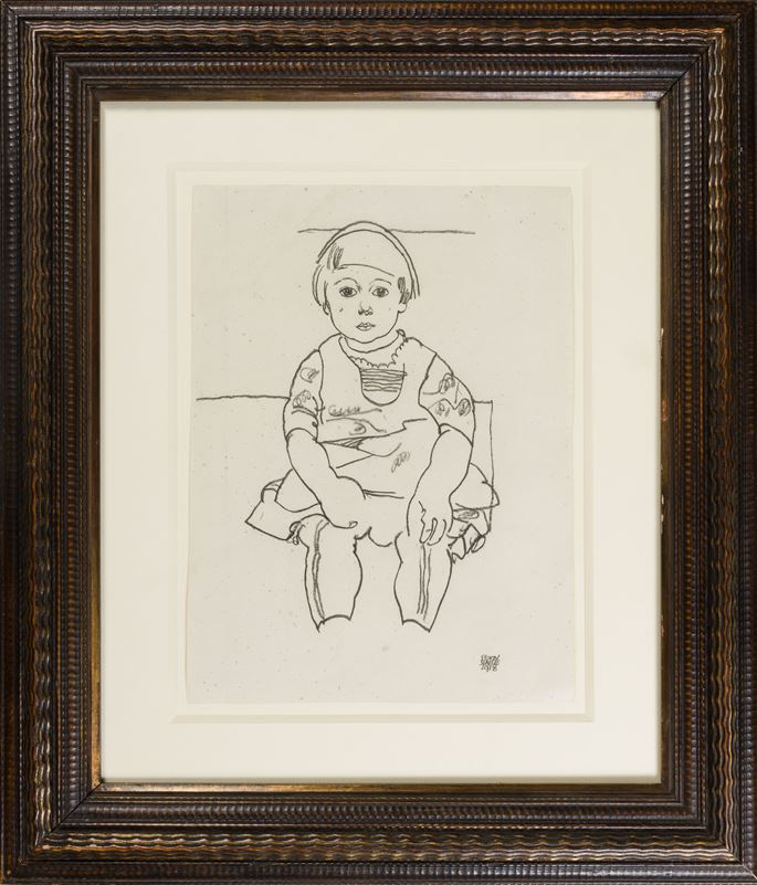 Egon SCHIELE - Portrait of a Child (Anton Peschka, Jr.) | MasterArt
